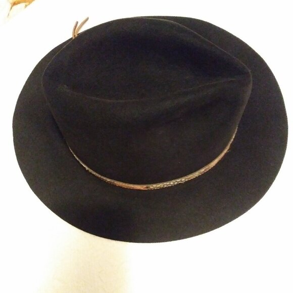 Bailey's Jackson Fur Felt Black Western/Cowboy Hat | Vintage 1990s | Size 6 5/8 - Picture 16 of 16